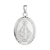 Strieborný prívesok madailón Madonka 64089 Strieborný prívesok madailón Madonka 64089