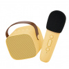 Lalarma Bluetooth Karaoke set mikrofón a reproduktor Žltý Lalarma Bluetooth Karaoke set mikrofón a reproduktor Žltý