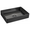 Sapho AURUM nerezové umývadlo 50x35cm, vrátane výpuste, gun metal AU103 Sapho AURUM nerezové umývadlo 50x35cm, vrátane výpuste, gun metal AU103