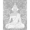 ZUTY Bodkovanie - FIALOVÝ BUDDHA Rámovanie: bez rámu a bez vypnutia plátna, Rozmer: 40x50 cm ZUTY Bodkovanie - FIALOVÝ BUDDHA Rámovanie: bez rámu a bez vypnutia plátna, Rozmer: 40x50 cm