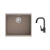 STRONG K-StrongSinks S3 Set drez Hron 530x460mm granit béžová + Batéria Garonne čierna STRONG K-StrongSinks S3 Set drez Hron 530x460mm granit béžová + Batéria Garonne čierna
