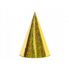 PartyDeco čiapočky holografické zlaté 6ks PartyDeco čiapočky holografické zlaté 6ks
