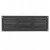 Ventishop KVMca 300x100 kovová hranatá větrací mřížka se síťkou, antracit černá Ventishop KVMca 300x100 kovová hranatá větrací mřížka se síťkou, antracit černá