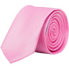 Korntex Kravata KXTIE5, úzká COT76TIE504099-light pink Růžová světlá UNI Korntex Kravata KXTIE5, úzká COT76TIE504099-light pink Růžová světlá UNI