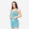 DOMYOS Dámsky fitness crop top Camo béžový S DOMYOS Dámsky fitness crop top Camo béžový S