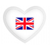 Vankúš Srdce Velká Britanie Vankúš Srdce Velká Britanie