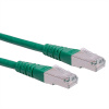 S/FTP (PiMF) Patchkábel 2m cat.6, zelený, Cu S/FTP (PiMF) Patchkábel 2m cat.6, zelený, Cu