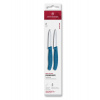 Victorinox - Sada kuchynských nožov na zeleninu SWISS CLASSIC 8 cm 2 ks modrá 6.7602.2C1 Victorinox - Sada kuchynských nožov na zeleninu SWISS CLASSIC 8 cm 2 ks modrá 6.7602.2C1