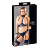 Cottelli Collection Bondage Open Bra and Briefs Cottelli Collection Bondage Open Bra and Briefs