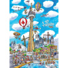 COBBLE HILL Puzzle DoodleTown: Toronto 1000 dielikov COBBLE HILL Puzzle DoodleTown: Toronto 1000 dielikov