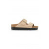 Kožené šľapky Birkenstock Arizona Flex Platform Birkenstock x Papillio 1028379 béžová EUR 36 Kožené šľapky Birkenstock Arizona Flex Platform Birkenstock x Papillio 1028379 béžová EUR 36