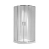 JIKA CUBITO PURE 90cm sprchový kút štvrťkruhový, profil striebro - sklo číre JIKA CUBITO PURE 90cm sprchový kút štvrťkruhový, profil striebro - sklo číre