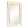 Majs nástenné zrkadlo obdĺžnikový kovový rám 600 x 900 mm (NÁSTENNÉ ZRKADLO V ZLATOM RÁME 90x60 GLAMOUR ZRKADLO LESK CHODBA OBÝVAČKA) Majs nástenné zrkadlo obdĺžnikový kovový rám 600 x 900 mm (NÁSTENNÉ ZRKADLO V ZLATOM RÁME 90x60 GLAMOUR ZRKADLO LESK CHODBA OBÝVAČKA)