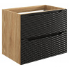 Comad Ocean Black skrinka 70x46x57 cm čierna-dub OCEAN BLACK 82-70-2S Comad Ocean Black skrinka 70x46x57 cm čierna-dub OCEAN BLACK 82-70-2S