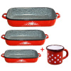 Perfect Cauldron Súprava 3 pekáčov smaltovaných Perfect Cauldron Súprava 3 pekáčov smaltovaných