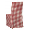 Dekoria Návlek na stoličku Henriksdal (dlhý), červeno-biele káro, návlek na stoličku Henriksdal - dlhý, Quadro, 136-16 Dekoria Návlek na stoličku Henriksdal (dlhý), červeno-biele káro, návlek na stoličku Henriksdal - dlhý, Quadro, 136-16