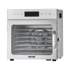 Vevor Sušička potravín, 8 nerez tácky, 400 W, nastav. teplota, 24 h časovač SGHGJ400W8CTHLWETV2 Vevor Sušička potravín, 8 nerez tácky, 400 W, nastav. teplota, 24 h časovač SGHGJ400W8CTHLWETV2