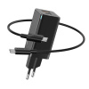 Nabíjacia súprava 2v1 BASEUS pre Apple MacBook / iPad - EÚ adaptér + kábel USB-C 1 m - 45 W - čierna Nabíjacia súprava 2v1 BASEUS pre Apple MacBook / iPad - EÚ adaptér + kábel USB-C 1 m - 45 W - čierna