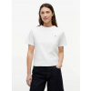 Tommy Hilfiger dámske biele tričko WW0WW49646YBL M Tommy Hilfiger dámske biele tričko WW0WW49646YBL M