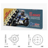 Řetězová sada s ČZ HX-ring SILVER YAMAHA YFM 700 R-V Raptor rok 06-24 Řetězová sada s ČZ HX-ring SILVER YAMAHA YFM 700 R-V Raptor rok 06-24