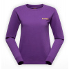 LA SPORTIVA Climbing on the Moon Sweatshirt W Viola/Giallo - L LA SPORTIVA Climbing on the Moon Sweatshirt W Viola/Giallo - L