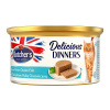 BHR BUTCHER'S CLASSIC DELICIOUS DINNERS Mokré krmivo pre mačky Mousse Tuňák a morské ryby 85 g BHR BUTCHER'S CLASSIC DELICIOUS DINNERS Mokré krmivo pre mačky Mousse Tuňák a morské ryby 85 g