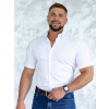 Moderná pánska košeľa biela s golierom VSB 2402 Moderná pánska košeľa biela s golierom VSB 2402