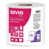 Papierová utierka SOVIO biela, 2-vrstvová, 100 m, z celulózy Papierová utierka SOVIO biela, 2-vrstvová, 100 m, z celulózy