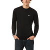 pánske tričko VANS LEFT CHEST HIT LS Black/White S pánske tričko VANS LEFT CHEST HIT LS Black/White S