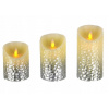 Lampáš, svietník - CANDLE LED vosku NATURAL 3 sviečky SILVER (Lampáš, svietník - CANDLE LED vosku NATURAL 3 sviečky SILVER) Lampáš, svietník - CANDLE LED vosku NATURAL 3 sviečky SILVER (Lampáš, svietník - CANDLE LED vosku NATURAL 3 sviečky SILVER)