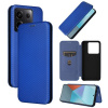 Peňaženkové Carbon puzdro na Xiaomi Redmi Note 13 Pro - Modrá Peňaženkové Carbon puzdro na Xiaomi Redmi Note 13 Pro - Modrá