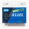 Reťaz KMC X11EL Silver Waxed Reťaz KMC X11EL Silver Waxed