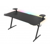 Genesis Holm 510 RGB - herní stůl s RGB podsvícením, 160x75cm, 3xUSB 3.0, bezdrátová nabíječka PR1-NDS-1732