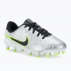 Detské kopačky Nike Tiempo Legend 10 Academy FG/MG metallic silver/volt/black Detské kopačky Nike Tiempo Legend 10 Academy FG/MG metallic silver/volt/black