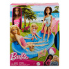 MATTEL Bábika Barbie + bazén MATTEL Bábika Barbie + bazén