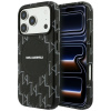 Karl Lagerfeld - Leather KL Monogram Logo MagSafe puzdro pre iPhone 17 Pro - čierne Karl Lagerfeld - Leather KL Monogram Logo MagSafe puzdro pre iPhone 17 Pro - čierne