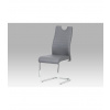 Autronic jedálenská stolička, koženka sivá, chróm DCL-418 GREY DCL-418 GREY