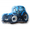 DETEXPOL Tvarovaný mikroplyšový polštářek Traktor modrý Polyester, 34x24 cm DETEXPOL Tvarovaný mikroplyšový polštářek Traktor modrý Polyester, 34x24 cm