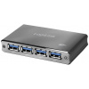 LogiLink UA0282 USB Hub 4 porty USB-A USB 3.0 5 GBit/s s hliníkovým krytem, se stavovými LED vesmírná šedá UA0282 LogiLink UA0282 USB Hub 4 porty USB-A USB 3.0 5 GBit/s s hliníkovým krytem, se stavovými LED vesmírná šedá UA0282