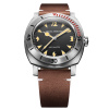 Nivada Grenchen Depthmaster Pacman 42 mm - Brown Leather White Stitching + 5 rokov záruka a darček ZADARMO Nivada Grenchen Depthmaster Pacman 42 mm - Brown Leather White Stitching + 5 rokov záruka a darček ZADARMO