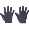 CERVA BUSTARD rukavice|bavlna čierna+PVC terčíky 9