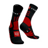 COMPRESSPORT Cyklistické ponožky klasické - HIKING - červená/čierna 35-38 COMPRESSPORT Cyklistické ponožky klasické - HIKING - červená/čierna 35-38