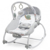 Baby Mix multifunkčné hojdacie lehátko pre miminko Slimák sivá Baby Mix multifunkčné hojdacie lehátko pre miminko Slimák sivá