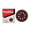 Makita P-43608 Brúsny papier na suchý zips 125 mm, 8 otvorov Z320, 10ks Makita P-43608 Brúsny papier na suchý zips 125 mm, 8 otvorov Z320, 10ks