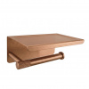 Držiak na toaletný papier s poličkou 6613 Modern Copper Brush Držiak na toaletný papier s poličkou 6613 Modern Copper Brush