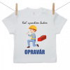 Boodyy Tričko s krátkym rukávom Keď vyrastiem budem opravár 68 (3-6 mesiacov) Boodyy Tričko s krátkym rukávom Keď vyrastiem budem opravár 68 (3-6 mesiacov)