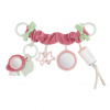 Canpol Babies Závesná plyšová hračka s rolničkou a zrkadlom Pastel Friends - ružová Canpol Babies Canpol Babies Závesná plyšová hračka s rolničkou a zrkadlom Pastel Friends - ružová Canpol Babies