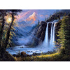 Diamantové maľovanie Norimpex 40x30 cm Vodopád v horách Diamantové maľovanie Norimpex 40x30 cm Vodopád v horách