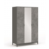 Cilek Študentská šatníková skriňa trojdverová Space Grey Cilek Študentská šatníková skriňa trojdverová Space Grey