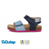 Dievčenské kožené sandále D.D.step AC051-741AL royal blue 31-36 Dievčenské kožené sandále D.D.step AC051-741AL royal blue 31-36